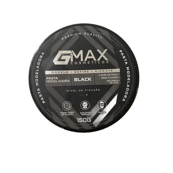 Pasta Modeladora Black Da Gmax Cosméticos 150g
