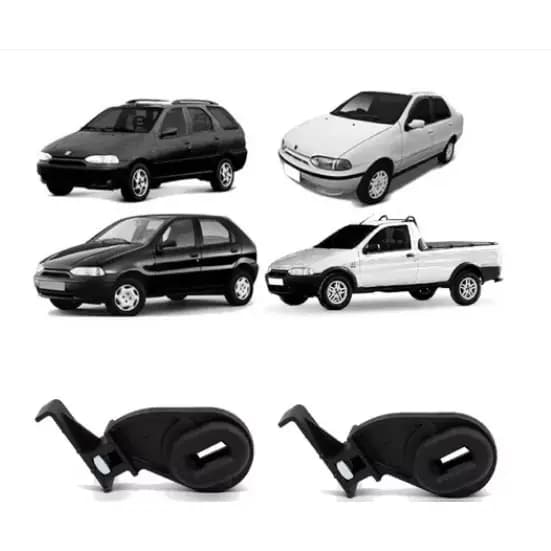 Par Suporte Radiador Palio Siena Strada Weeke 96 97 98 99 00