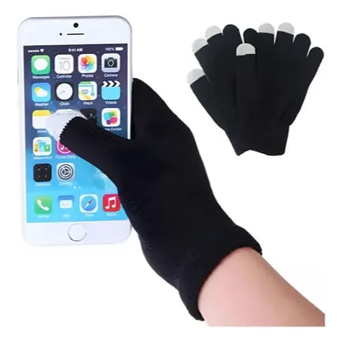 Luvas de Lã Touch Screen Para Celular – Unissex Adulto e Juvenil