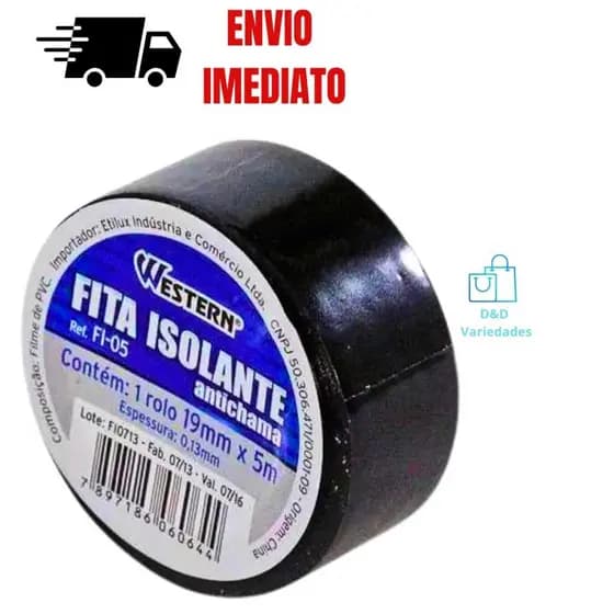 Fita isolante WESTERN antichama 19mm x 5m
