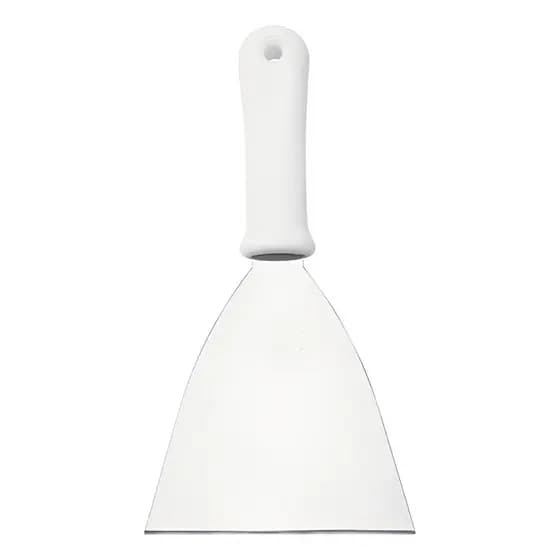 Original Espátula Inox Reta 5 Chapa Para Lanche Pizza Cozinh