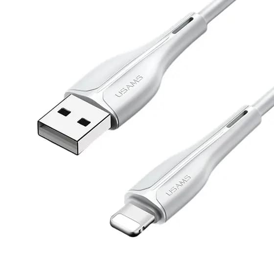 Cabo Usb Usams Usb A pra Lightning Máx. 2A 1Metro Branco