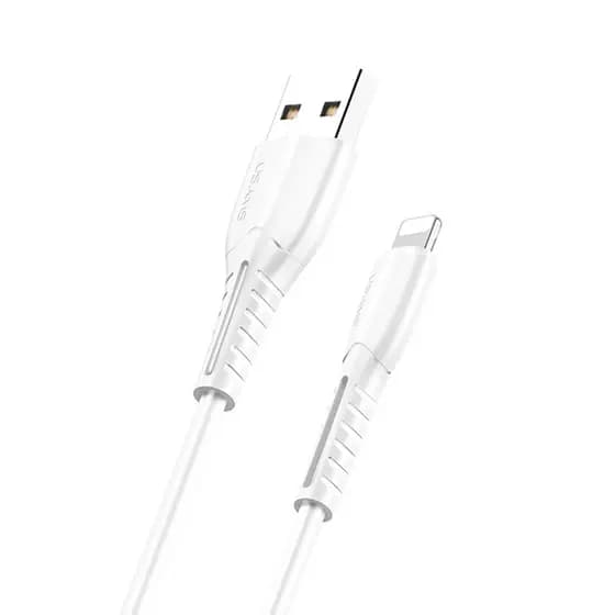 Cabo Usb Usams Usb A pra Lightning Máx. 2A 1Metro Branco