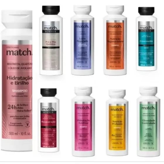 Match Shampoo 300ml + Condicionador 280ml