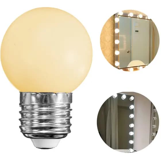 Kit 15 Lâmpada Bolinha Led 1w E27 Lustre Espelho Camarim