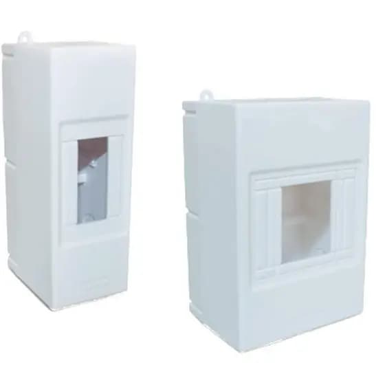 Quadro De Sobrepor para Disjuntor Steck - 2 ou 4 Disjuntores DIN