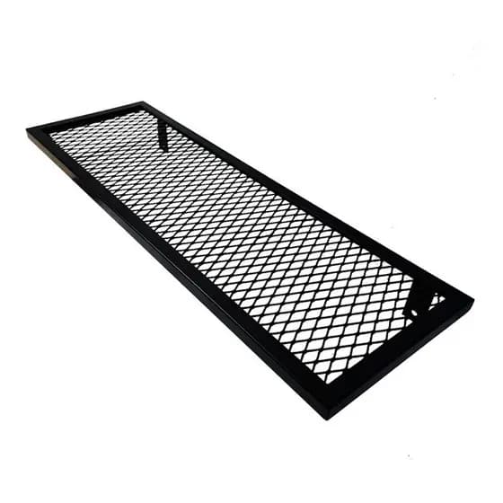 Prateleira Industrial Estilo New York Cozinha Decoração 1 Pc Cor Preto