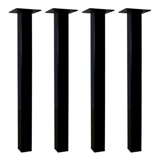 kit 4 pé 75cm mesa tubo Cannes hairpin legs preto