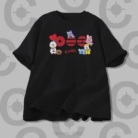camiseta bascia exclusiva arirang bts vintage bt21 arte arirang world tour internacional arte