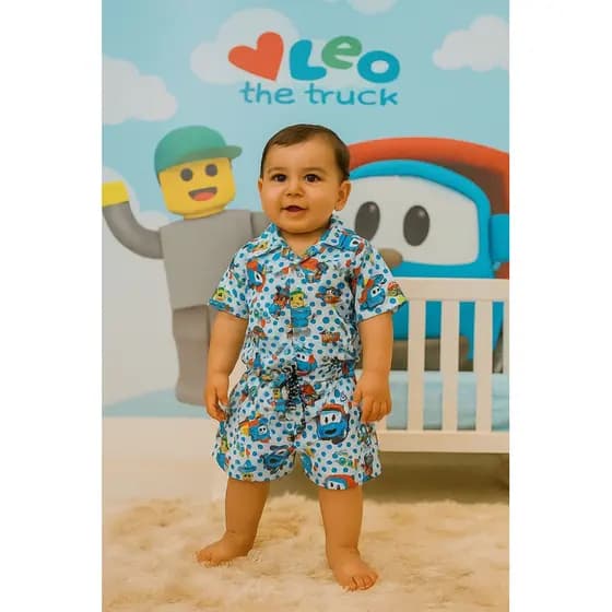 CONJUNTO TEMÁTICO LÉO O CAMINHÃO BABY
