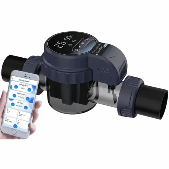 Gerador de Cloro Sodramar GS-12 Automático Base Sal Piscina Até 31 Mil Litros Água Cristalina