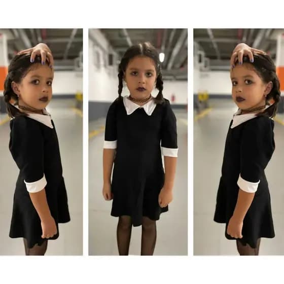 Vestido Fantasia da Juvenil menina halloweem e carnaval