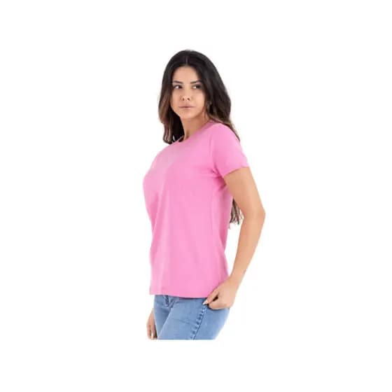 Camiseta Manga Curta Feminina Dry Fit Proteção UV Lisa Treino Academia Ciclismo Fitness