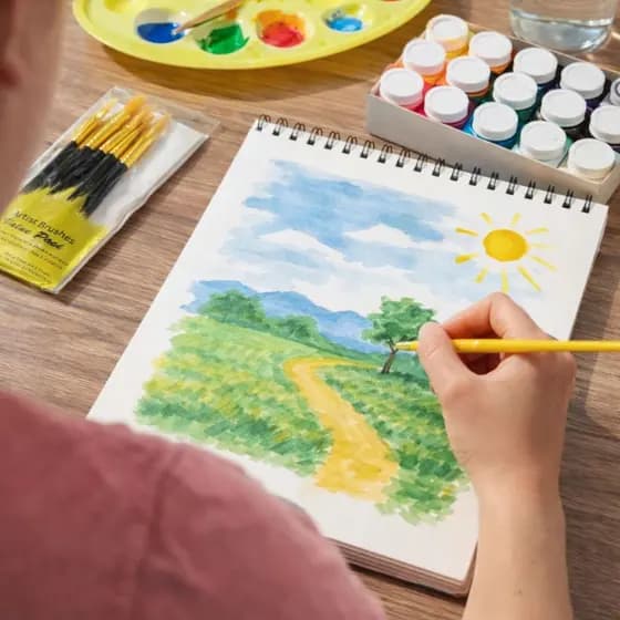 Kit de Pintura Artística Premium – Completo para Criatividade e Técnica