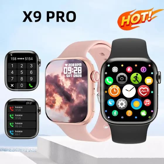 Relógio smartwatch original x9 pro série 45mm 38MM monitor de pressão arterial são paulo estoque disponível para envi