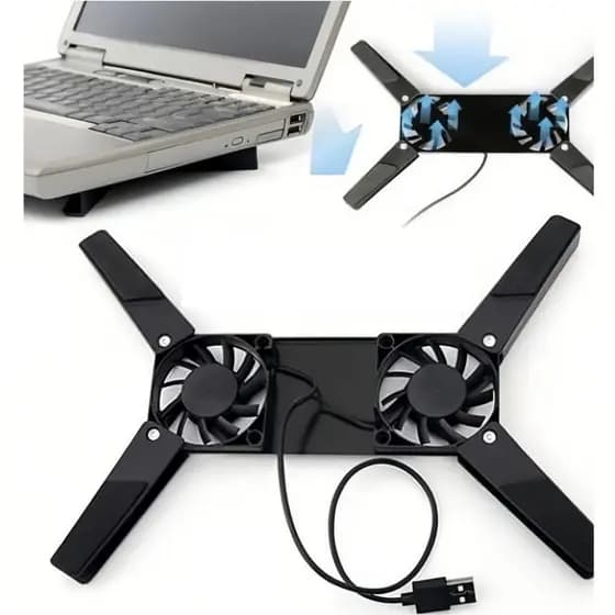 Suporte Base Notebook Cooler Pad Ventilação Resfriamento Dissipador De Calor