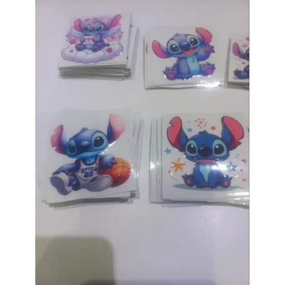 kit 20 adesivos personalizado dtf uv