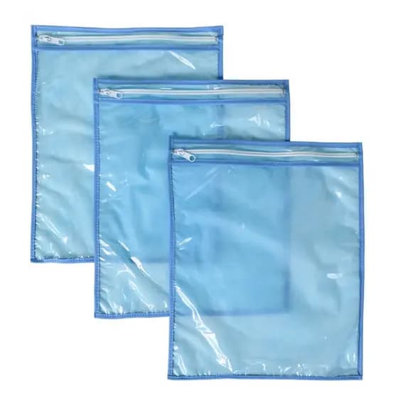 Kit 3 Saquinhos Maternidade Multiuso Organizador Nécessaire Envelope Com Zíper