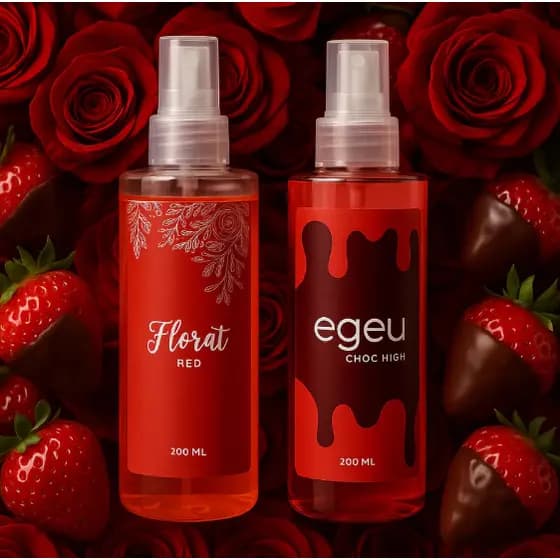 Kit Body Splash Choc High + Florat Red Cada Feminino