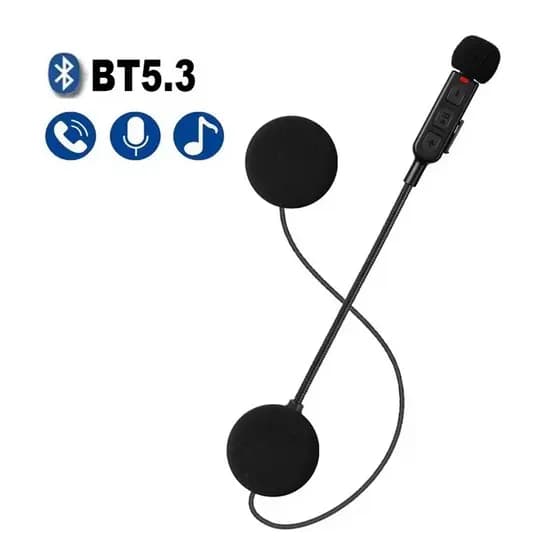 BT30 Bluetooth Capacete Da Motocicleta Fone De Ouvido BT5.3 Sem Fio Equitação Anti-Interferência Motor Bicicleta Handsfr