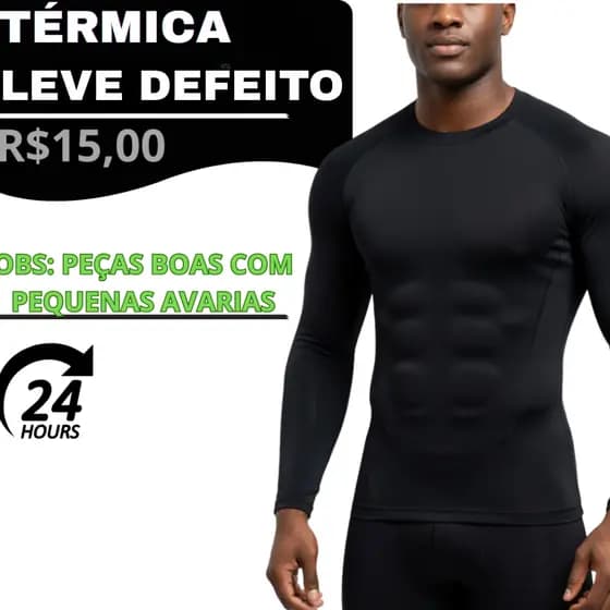 CAMISAS TÉRMICA UV50+ COM PEQUENOS DEFEITOS