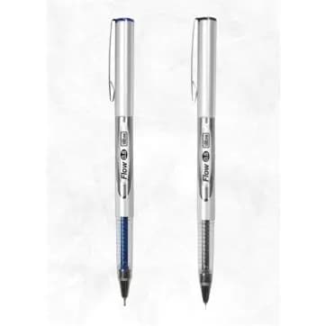Caneta Gel 0.5mm Flow Azul - Preta Tilibra