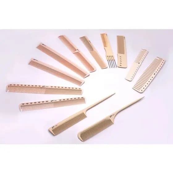 Pente Profissional Barbeiro De Carbono Clipper Para Corte De Cabelo Barbeiro