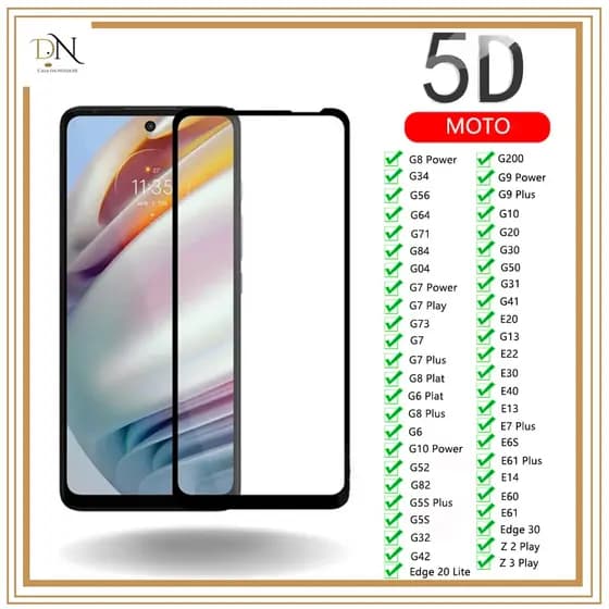 Película protetora de vidro de alta qualidade para MOTO G5S 6 7 8 9 10 20 30 50 31 41 13 32 42 62 Plat Plus Power