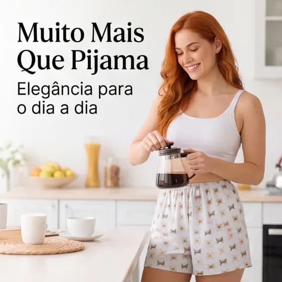Kit 3 Shorts SORTIDOS Malha Pijamas Feminino Short Doll Confortável Variados De Verão