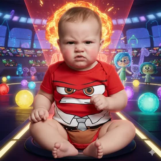 Body Bebê Divertidamente Temático Mesversário 100% Algodão