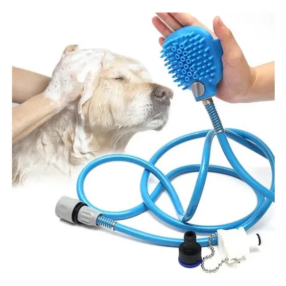 Escova de Massagem e Banho Portátil para Animais