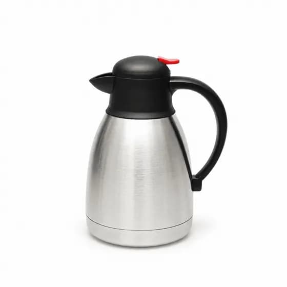 Garrafa Térmica Thermomax KeHome 1,2L Aço Inox Camada Dupla C/ Botão Trava de Segurança