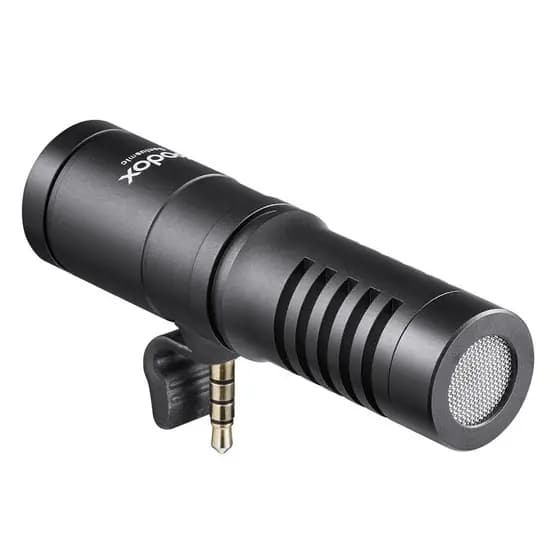 Microfone Direcional Godox GeniusMic 3.5mm para Smartphone