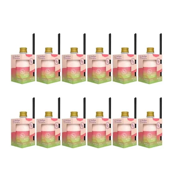 CAIXA com 12 Aromatizadores de Ambiente - MANGA ROSA
