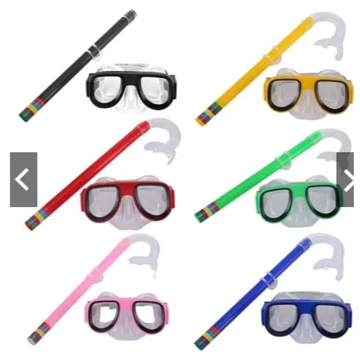 Kit Mergulho Snorkel Óculos Máscara Piscina Praia Banho Natação Infantil 4.7