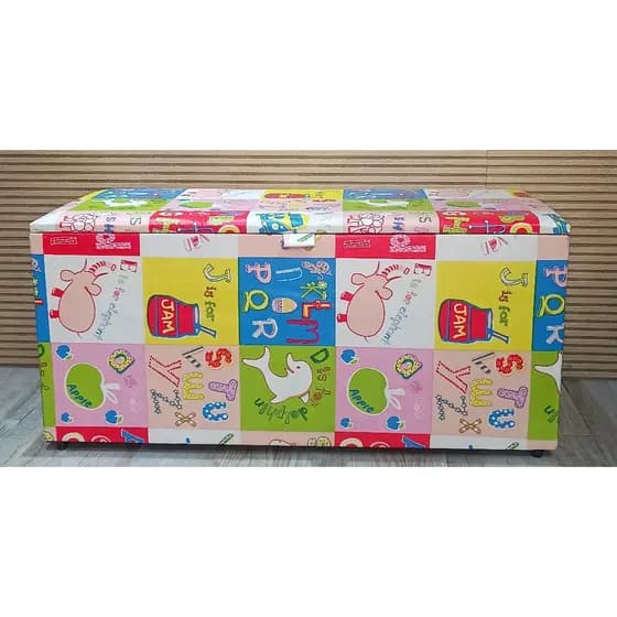 Puffe bau SAPATOS BRINQUEDOS GRANDE 90 X 40 X40 super reforçado Heróis