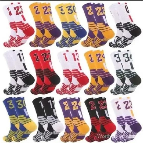 Meias Cano Medio Casual Unissex Basquete Futebol feminino e Masculino