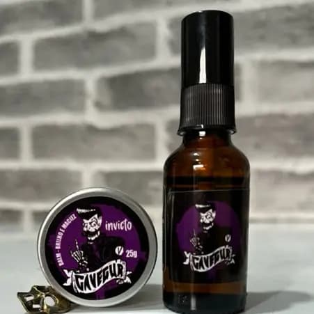 KIT CAVEGUR Balm para Barba 30g + Óleo para Barba 30ml Essência similar ao perfume invicto CAVEGUR - ENVIO IMEDIATO