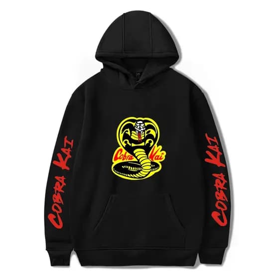 Moletom Canguru Blusao Cobra Kai Karate Serie Luta Unissex