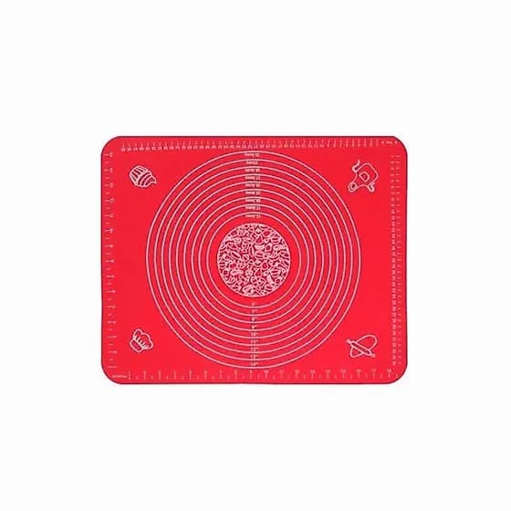Tapete Culinário de Silicone vermelho 40x50cm Vivian Festas