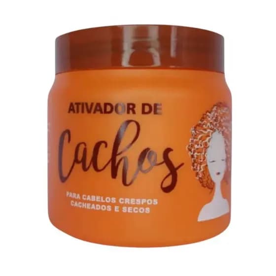 Máscara de Tratamento Ativador de Cachos para Cabelos Crespos Cacheados e Secos Naxos pote 500g