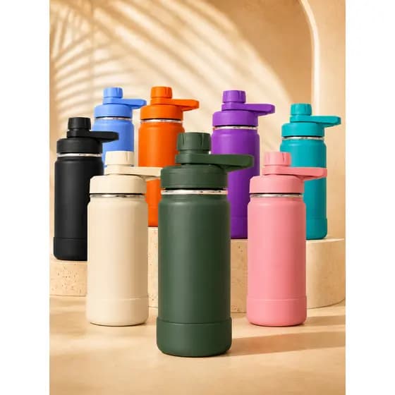 Garrafa Térmica Infantil 350ml com Bota de Silicone Protetora