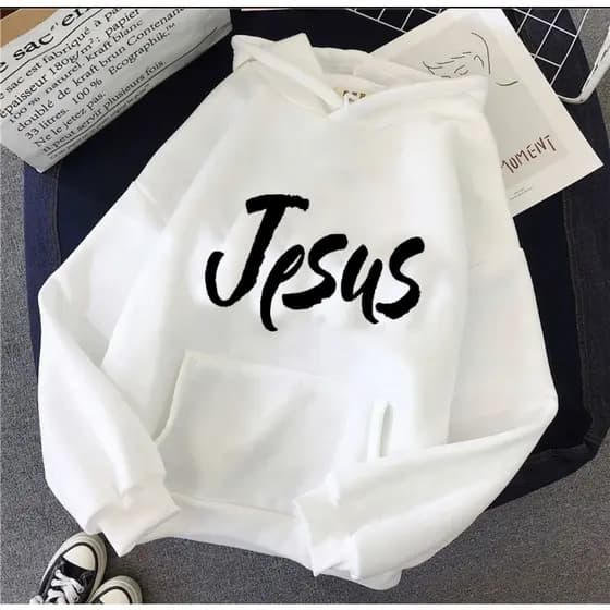 Moletom Feminino Jesus Moda De Inverno Lançamento