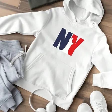 Blusa de Frio Streetwear NY Moletom Canguru Unissex Casaco Masculino Feminino