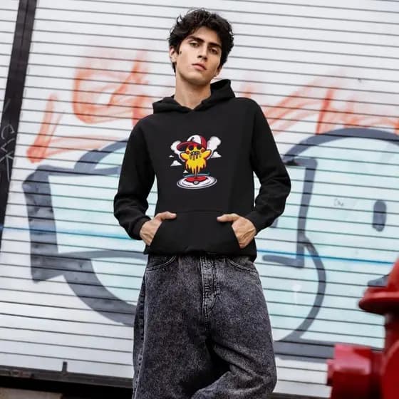 Moletom Pokémon Pikachu – Unissex, Oversized, Super Confortável, Capuz Estiloso e Estampa Perfeita p/ Fãs🔥
