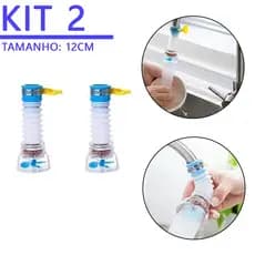 Kit 2 Chuveirinho Torneira De Água Giratória 360° Com Filtro Para Pia Cozinha Promoção