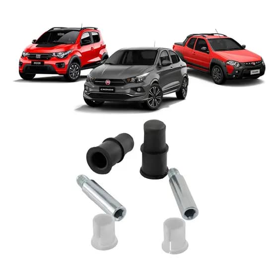 Kit Reparo Pino Guia E Bucha Pinça Fiat Palio Siena Uno
