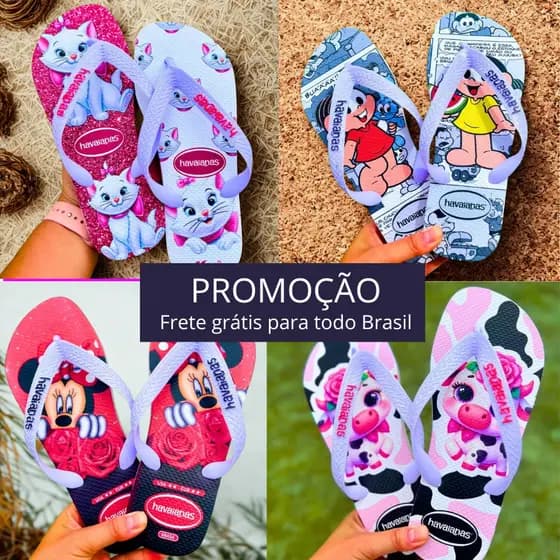 Chinelo Feminino de Tiras Grossas Leve, Confortável e Estilosa – do 33 ao 40 Envio Imediato