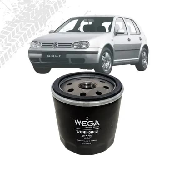 Filtro De Óleo VW Golf Sport Flash STD Confortline 1.6 2.0 - 1999 a 2014