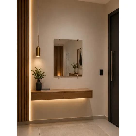 Espelho Lapidado 60x80cm / 80x60cm Sem Moldura Para Banheiro Quarto Sala Decorativo